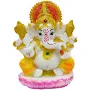 SSS SCULPTURE Ganesha Statue for Home Office Decorative Showpiece Figurine Puja/Pooja Temple/Mandir Ganesh Idol for Door Ganesh Murti